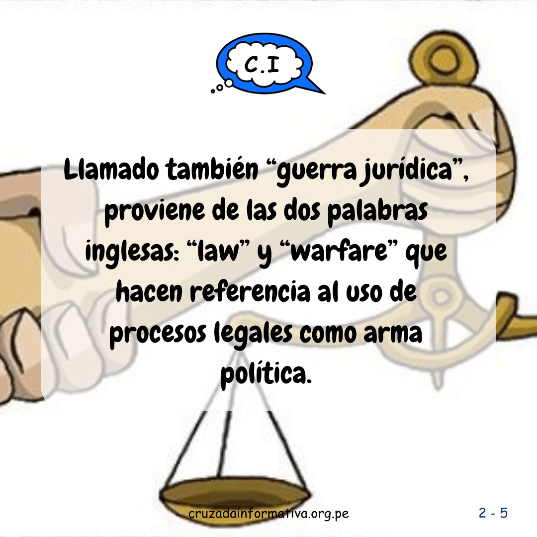 ¿Qué es el lawfare? 