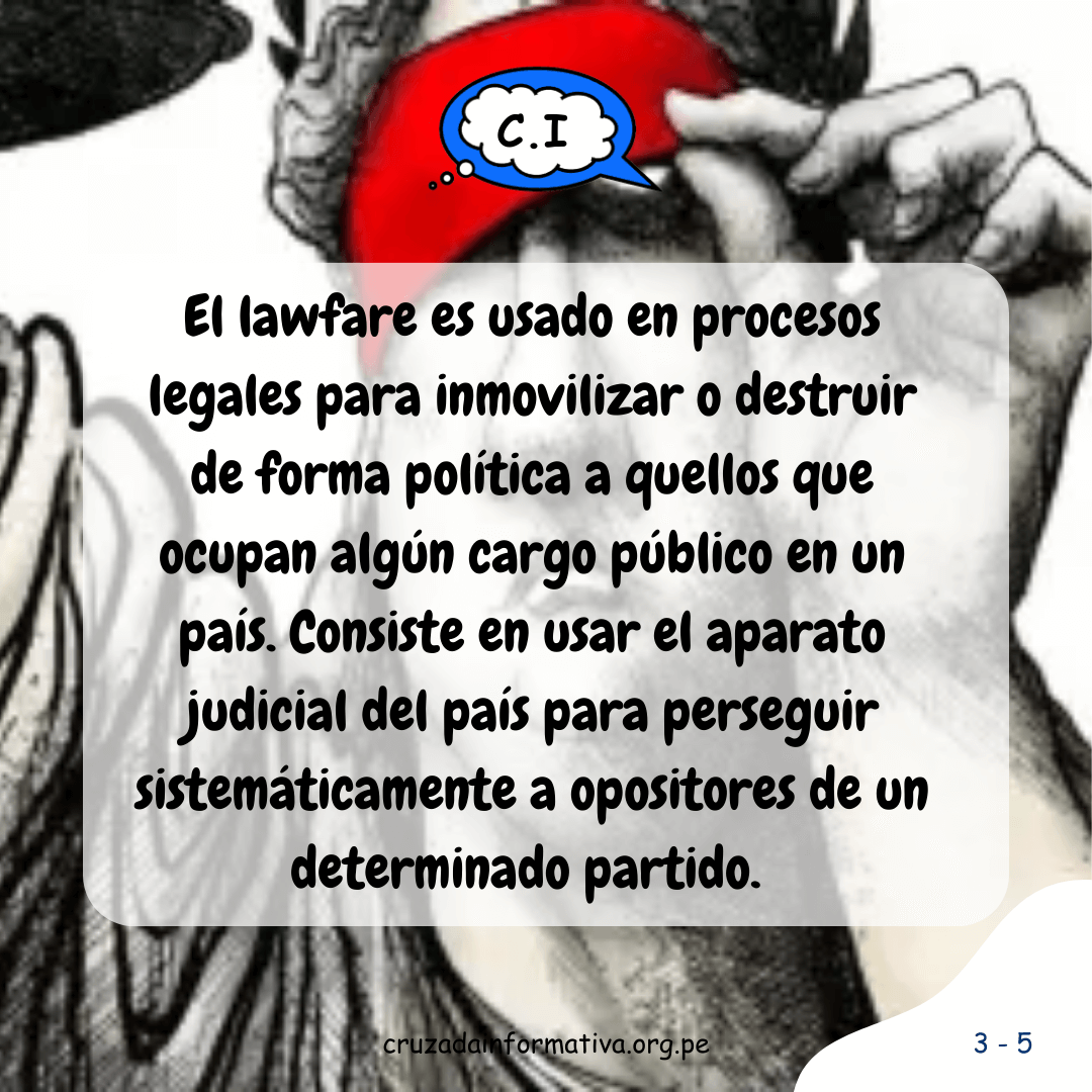 ¿Qué es el lawfare? 