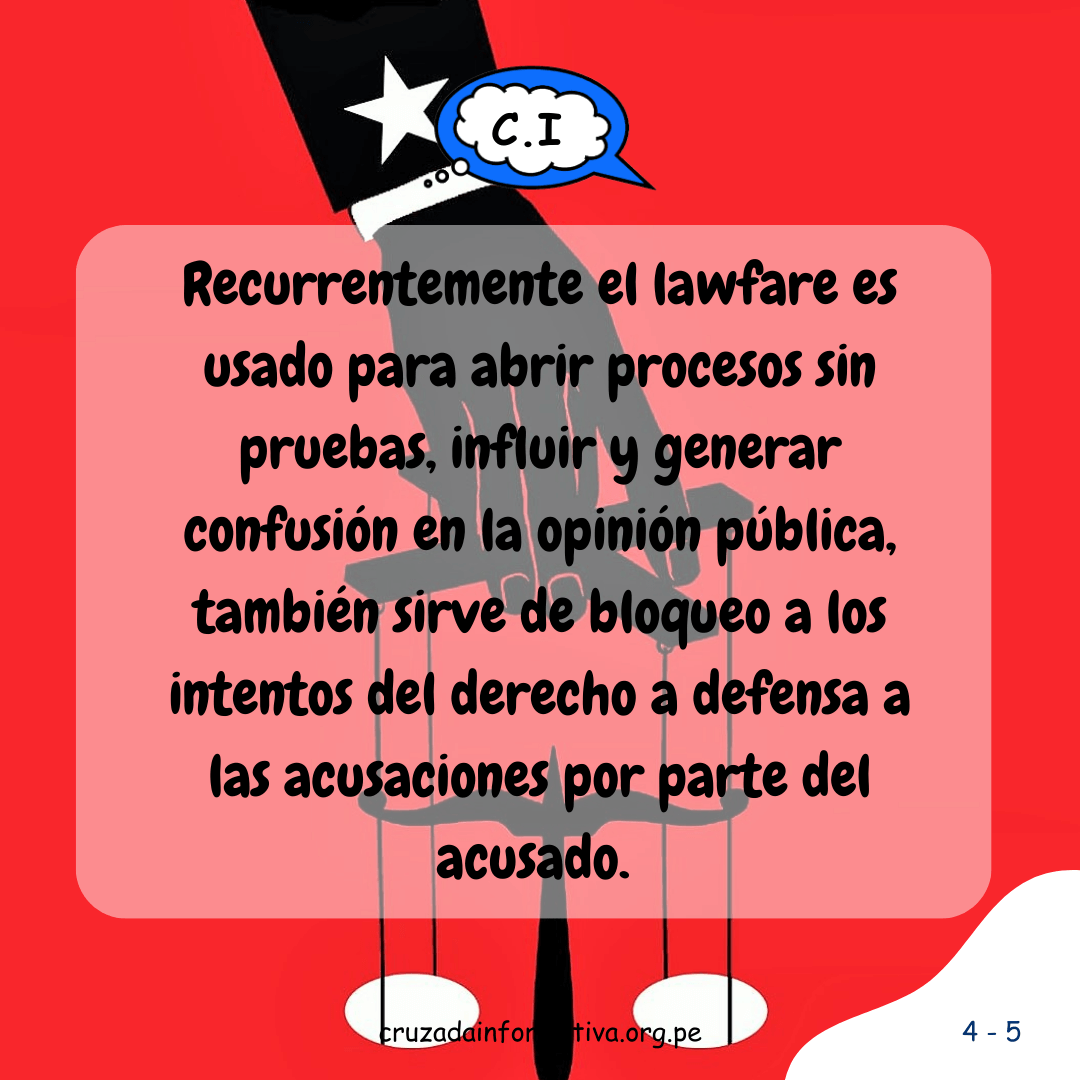 ¿Qué es el lawfare? 